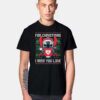 Stitch For Christmas I Wish You Love T Shirt