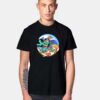 Surfing Pizza Ninja T Shirt