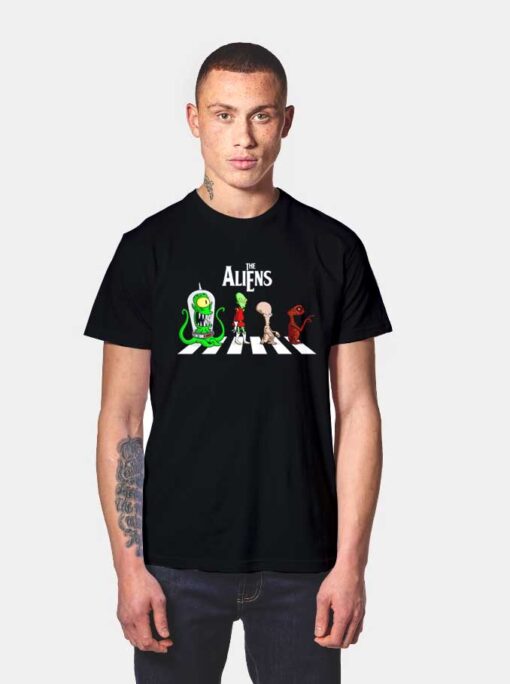 The Aliens Abbey Road T Shirt