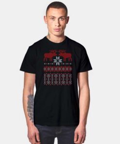 Ugly Holiday Reindeer T Shirt