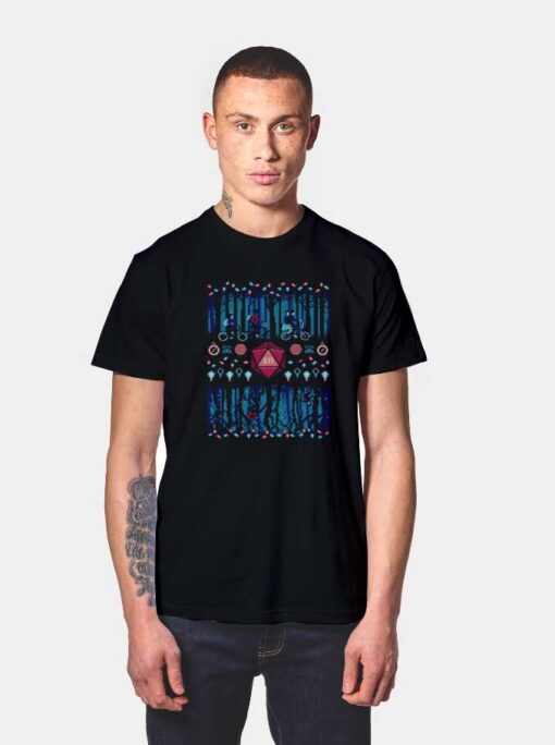 Icosahedron Stranger Christmas T Shirt