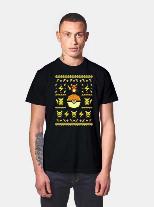 Pikachu Pokemon Sweater T Shirt