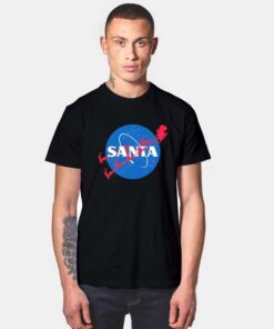 Santa Nasa Logo T Shirt