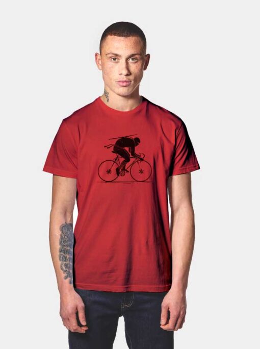 Bycicle Ninja Rider T Shirt
