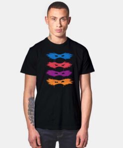 Colorful Ninja Masks T Shirt