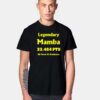 Legendary Mamba Stats T Shirt