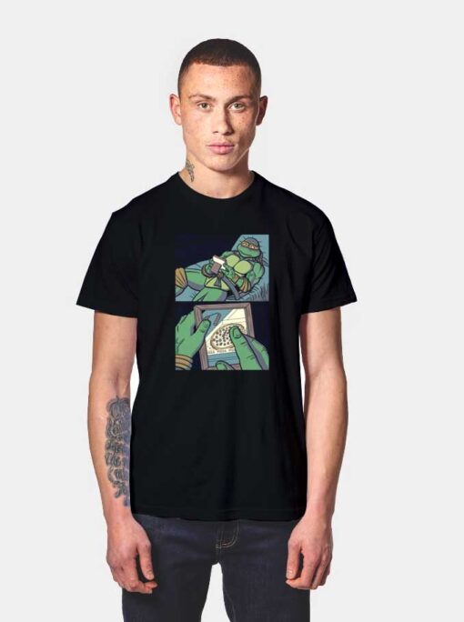 Ninja Longing For Pizza T Shirt