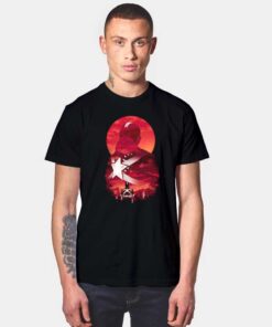 Red Guardian Sunset T Shirt
