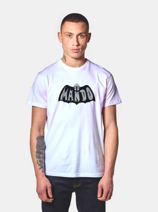 Retro Mando Batman T Shirt