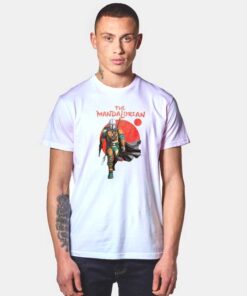 The Mandalorian Hunter Sunset T Shirt