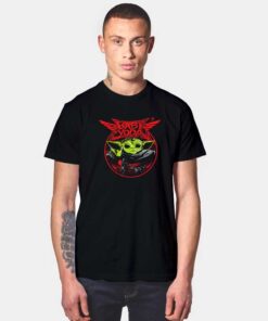 Yoda Baby Metal Style T Shirt