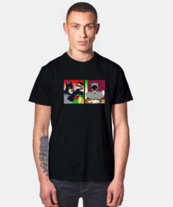 Batman And Robin Yelling At Catwoman T Shirt