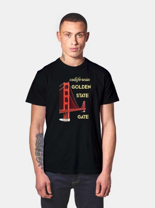 California Golden State Gate T Shirt