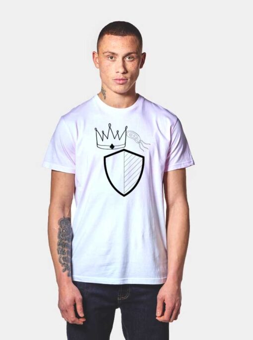 Coronavirus Shield And Crown Emblem T Shirt