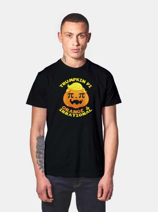 Donald Trumpkin Pi Orange And Irrational Pi Day T Shirt