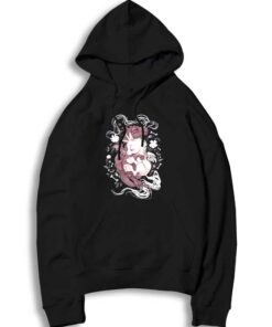 Dragon Hugging Unicorn Vintage Artwork Hoodie