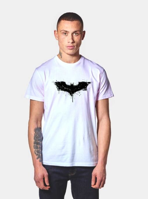 I Am The Dark Knight Dripping Logo T Shirt