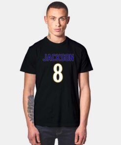 Lamar Jackson Number 8 T Shirt
