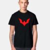 Red Batman Beyond Bat Logo T Shirt