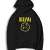 Rihanna Nirvana Dead Smiley Logo Hoodie