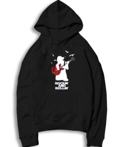 Yoda Rockin And Rollin Musician Hoodie