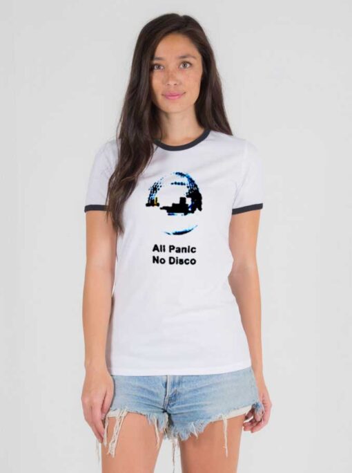 All Panic No Disco Quote Panic At The Disco Ringer Tee