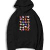 Animal Crossing Character Face Photo Collage Hoodie