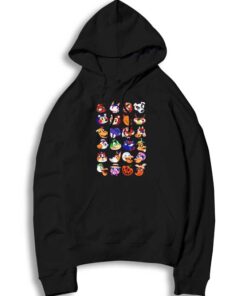 Animal Crossing Character Face Photo Collage Hoodie