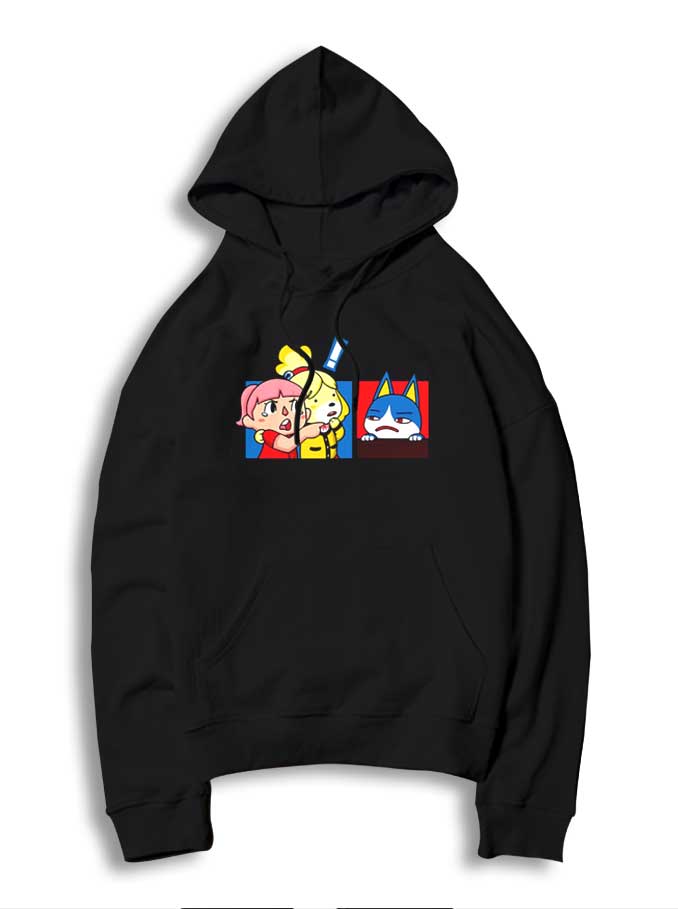 Animal Crossing Yelling To Animal Meme Hoodie