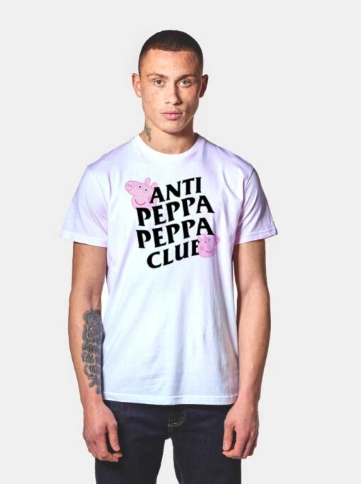 Anti Peppa Peppa Club Peppa Pig Logo T Shirt