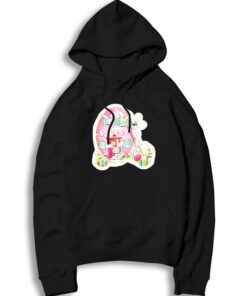 April Hare Pink Egg Bunny House Hoodie