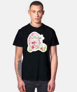 April Hare Pink Egg Bunny House T Shirt