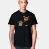 Baby Yoda And Sloth Touch Hands T Shirt