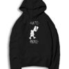 Bart Simpson Hate People Inspired Hoodie