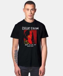 Billie Eilish Where Do We Go World Tour Poster T Shirt