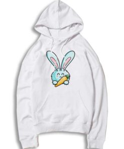 Cute Rabbit Holding Carrot Easter Day Hoodie