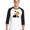 Donald Trump Fuck Off Coronavirus 2020 Raglan Tee