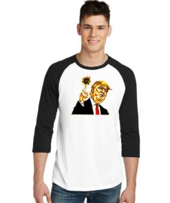 Donald Trump Fuck Off Coronavirus 2020 Raglan Tee