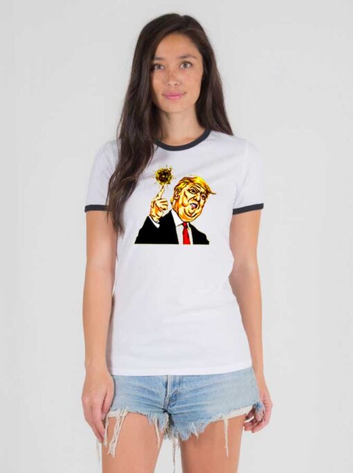 Donald Trump Fuck Off Coronavirus 2020 Ringer Tee