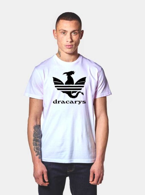 Dracarys Game Of Thrones And Adidas Mashup T Shirt