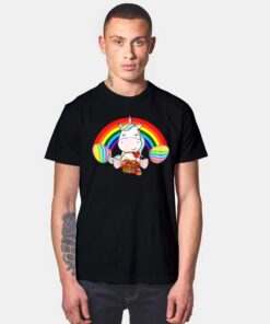 Easter Eggs At The End Of The Rainbow Unicorn T Shirt