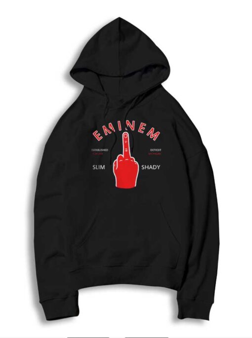 Eminem Slim Shady Middle Finger Rap God Hoodie