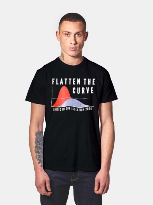 Flatten The Curve United In Our Isolation 2020 T Shirt