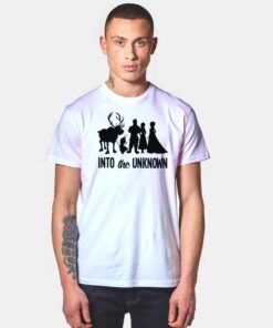 Frozen Crew Into The Unknown Silhouette T Shirt