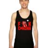 Fuck Corona Rolling Stone Tongue Mask Tank Top