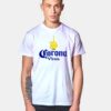 Fuck The Corona Virus Middle Hand Beer Logo T Shirt