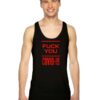 Fuck You Covid-19 Corona Virus Logo Tank Top