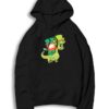 Green Dinosaur St Patrick's Day Inspired Hoodie