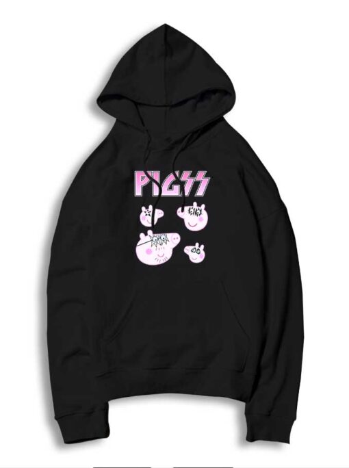 Heavy Metal Group Peppa Pig Logo Hoodie