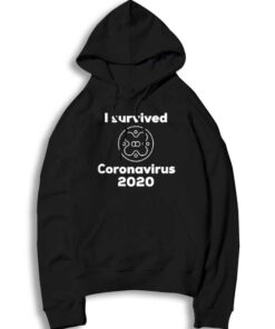 I Survived Coronavirus 2020 Pandemic Logo Hoodie